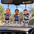 Blue, Black & White Bundle Rugby Air Freshener