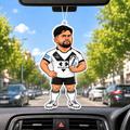 Black & White Prop Rugby League Air Freshener