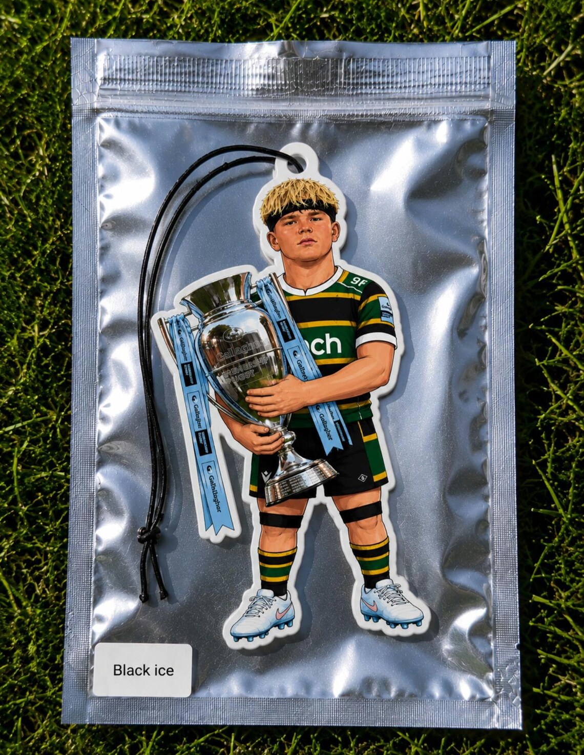 Henry Pollock Rugby Car Air Freshener – Saints Gift for Rugby Fans