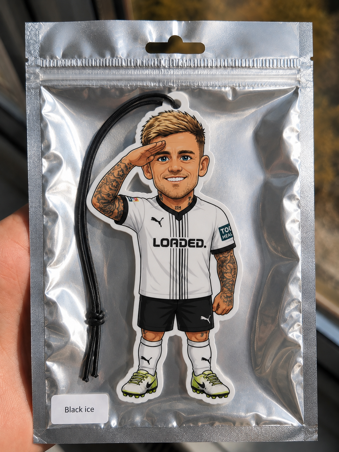 Derby No. 8 Football Air Freshener
